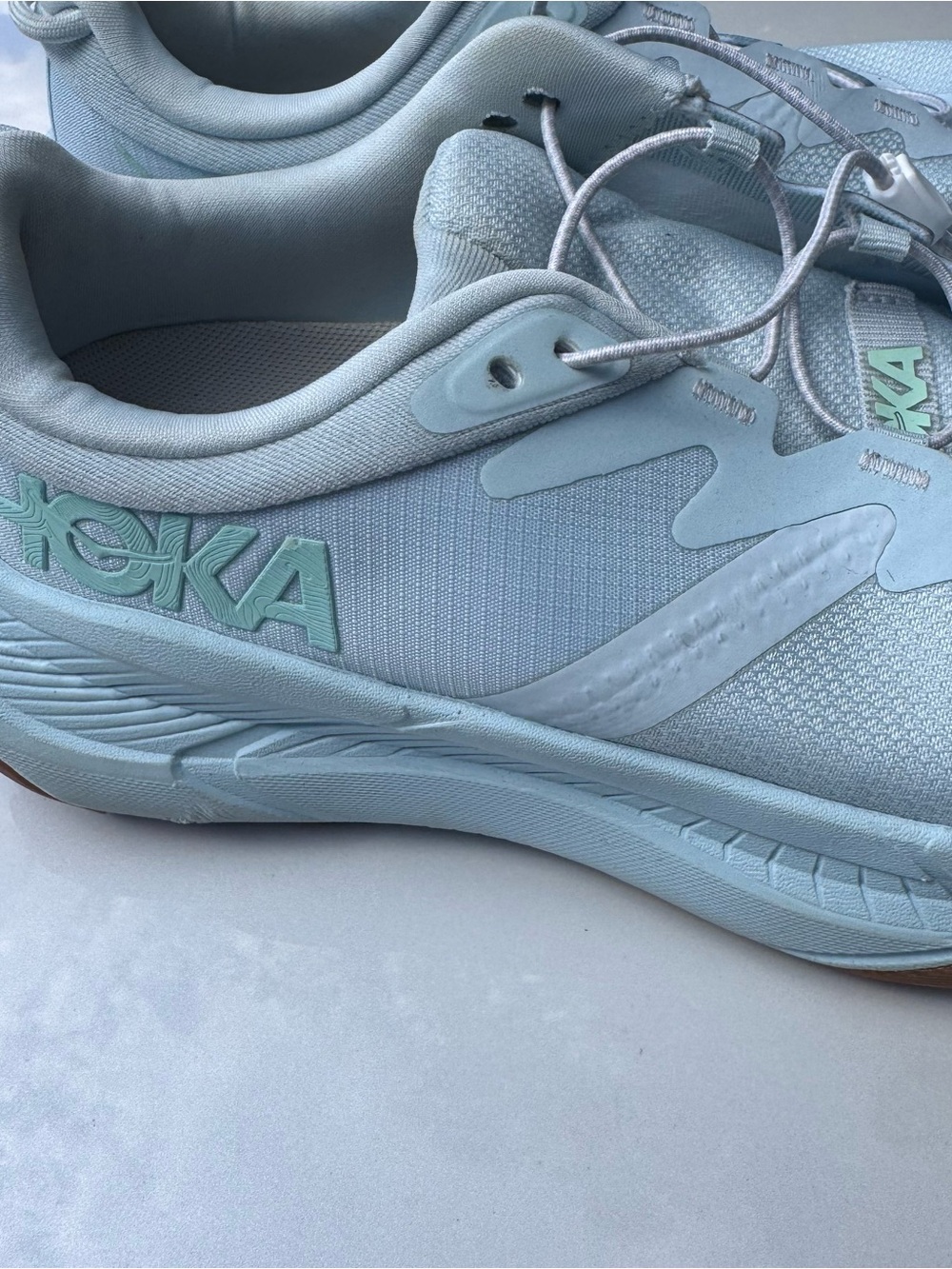 Hoka One One Light Blue Transports - Picture 3 of 7